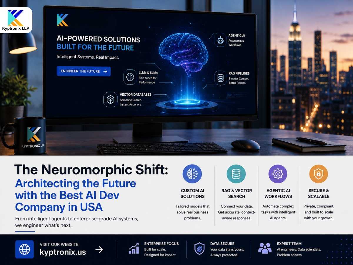The Neuromorphic Shift: Architecting the Future with the Best AI Dev Company in USA